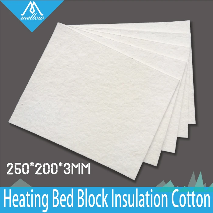 Free shipping 5pcs/lot 3mm thickness 3D Printer Heating Bed Block Insulation Cotton For Reprap Ultimaker Makerbot -250*200*3mm Free shipping 5pcs/lot 3mm thickness 3D Printer Heating Bed Block Insulation Cotton For Reprap Ultimaker Makerbot -250*200*3mm