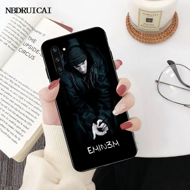 Чехол для телефона PENGHUWAN Rap singer Eminem Samsung Note 3 4 5 7 8 9 10 pro M10 20 30 | Мобильные телефоны и