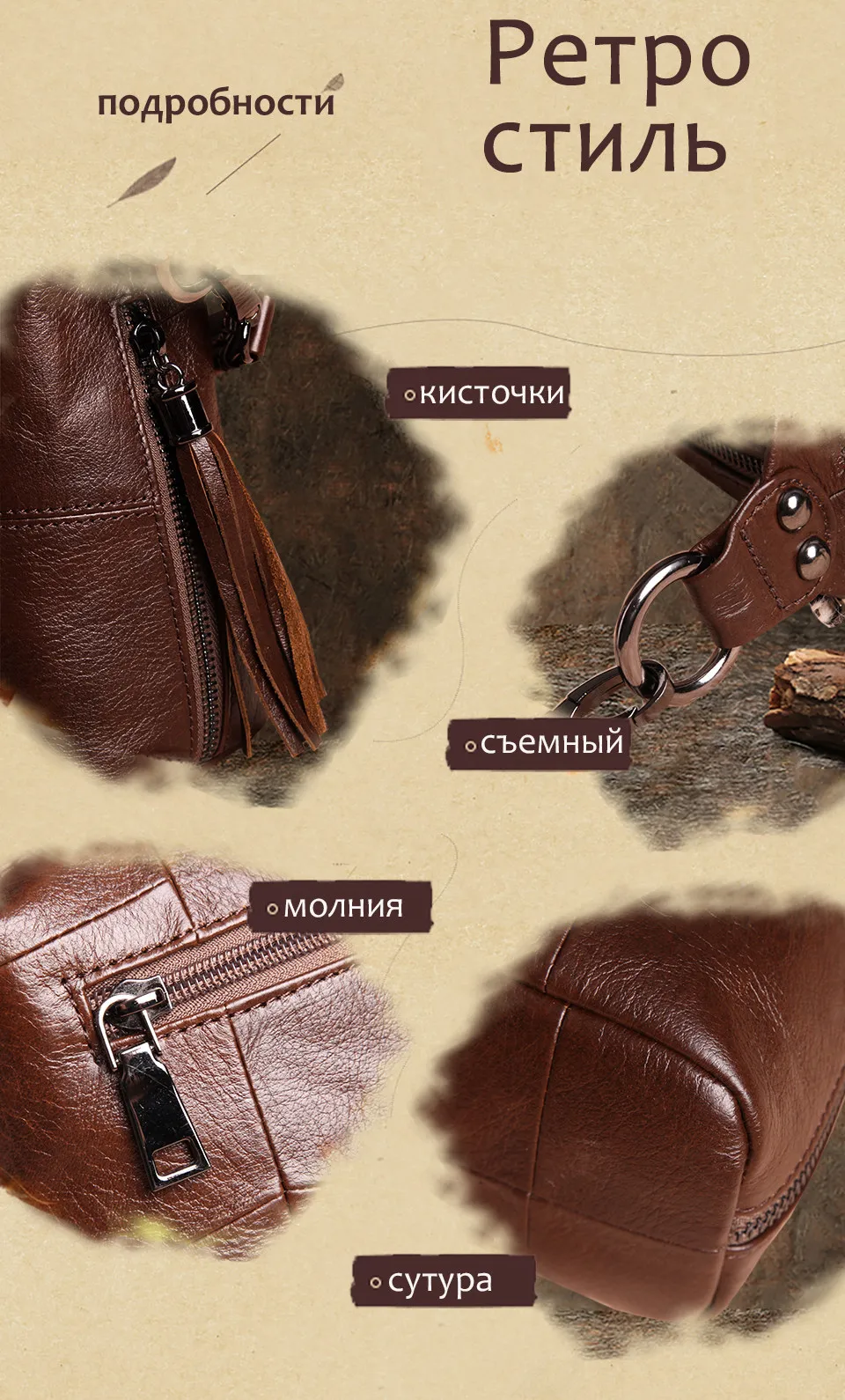 Cobbler Legend Hobo женская сумка, женская сумка из натуральной кожи с кисточками, сумка через плечо, маленькая сумка-тоут, кошелек