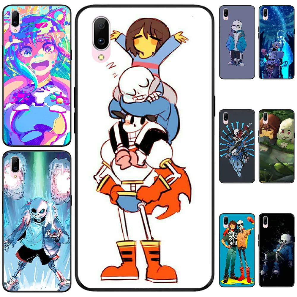 Чехол для телефона Viviana funny Папирус из андертейл Санс догго VIVO V11 9 7 5 5S 11I Y11PRO V7 7PLUS Y31