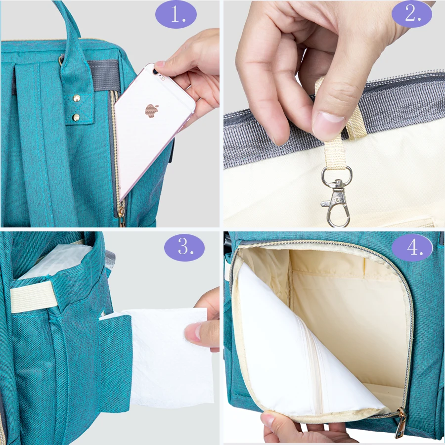 PYETA Baby Diaper Bags For Mmummy Nappy Backpack Maternity Bag Bolsa Maternidade Care | Мать и ребенок