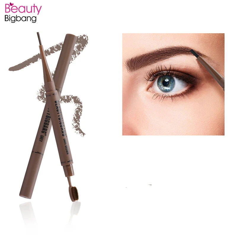 BEAUTYBIGBANG Зубная щетка головка карандаш для бровей тинт для макияжа прочный водонепроницаемый тату длительный Макияж набор инструментов для бровей ручка