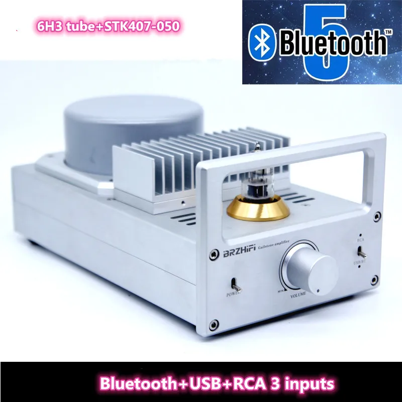 

QCC3034 Bluetooth 5,0 + 6H3 лампа + фотоэлемент Sanyo толстая пленка AC220V 2X40W 2,0 канальный аудио усилитель для домашнего кинотеатра