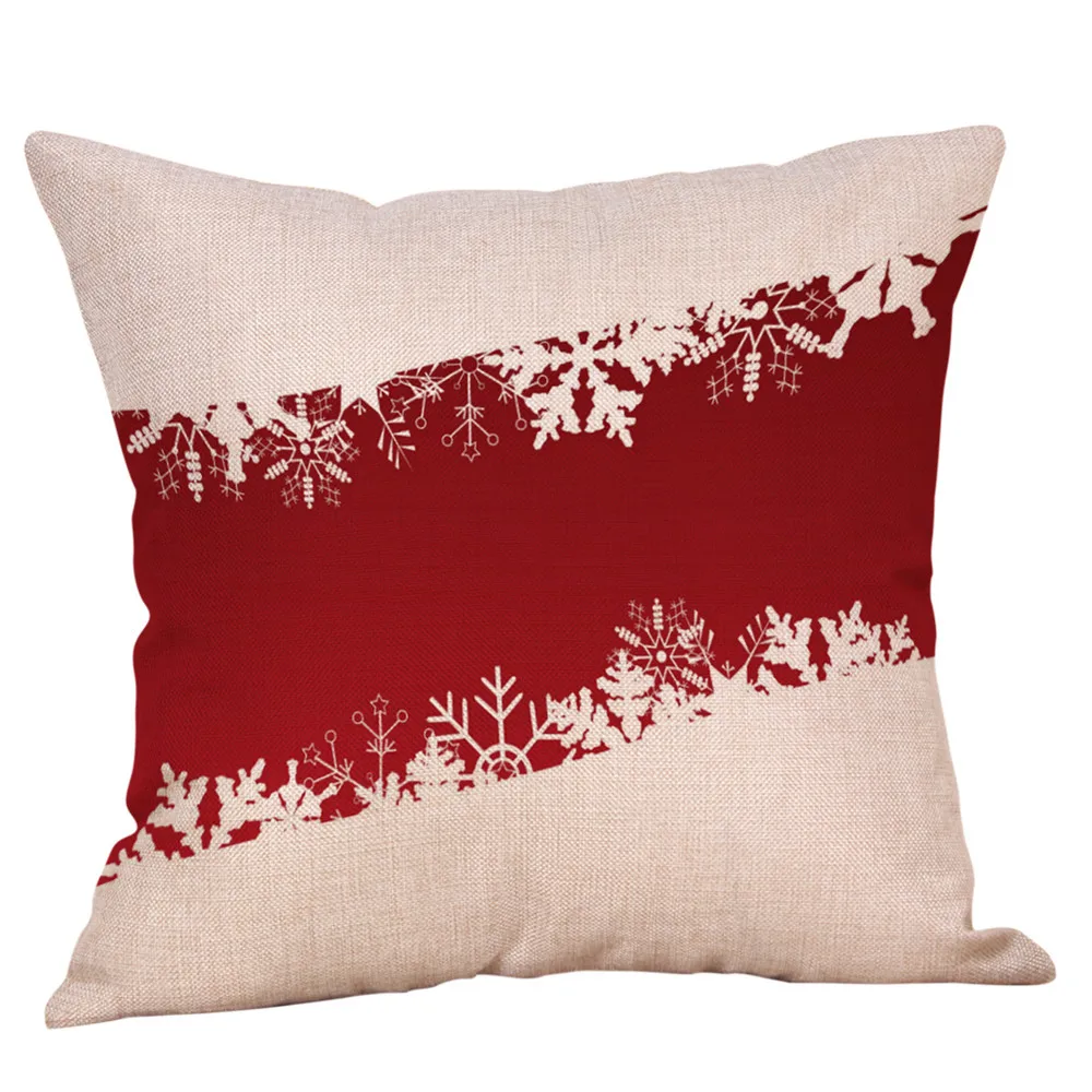 Ouneed Pillowcase Idyllic landscape pattern Cushions Cover Christmas cartoon Pillow case Home decor animeative cojines almofadas | Дом и сад