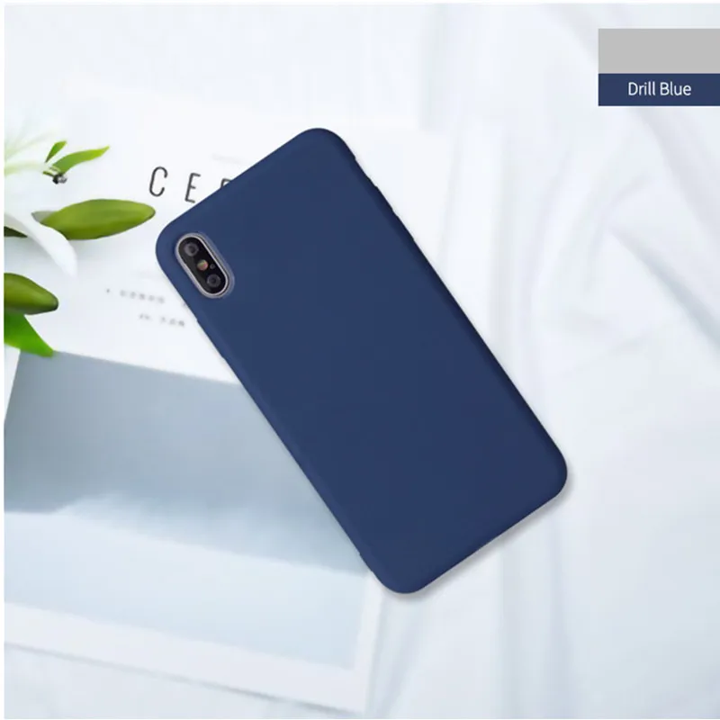 Простой силиконовый чехол для iPhone XS 11 Pro Max XR X 6 6S 7 8 Plus мягкий ТПУ USLION карамельный