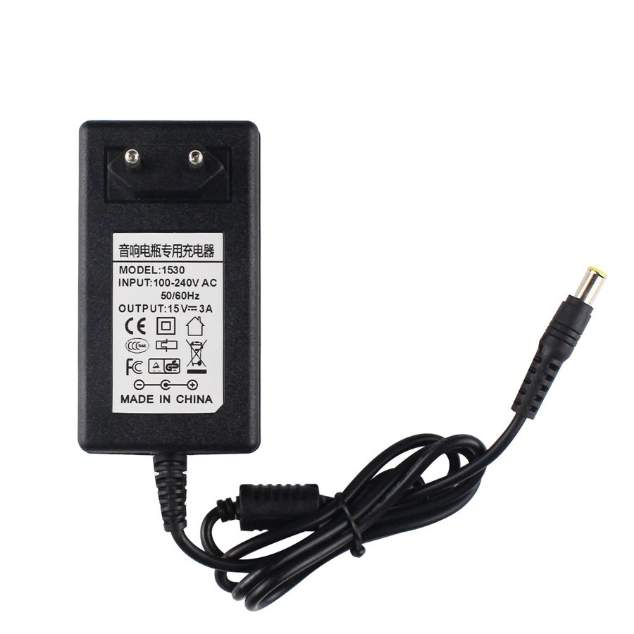 15 V 3A 6,4*4,4 мм AC/DC с штырьковыми разъемами для sony SRS-X55 SRS-BTX500 SRS-XB3 Портативный Bluetooth Динамик Питание