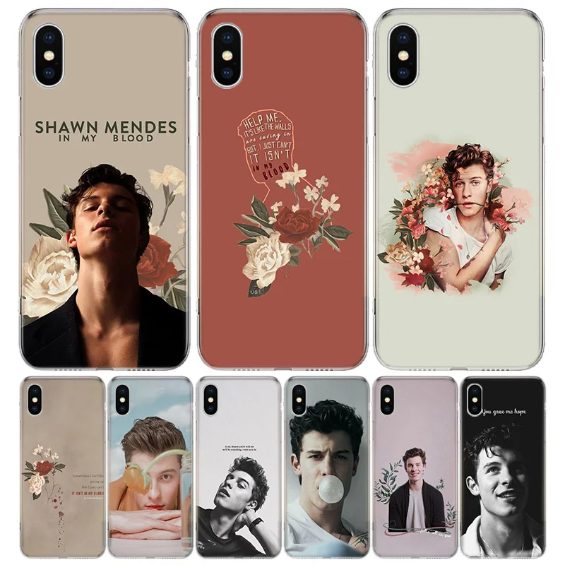 

Singer Shawn Mendes 98 Phone Case For iPhone 13 12 11 Pro Max 6 X 8 6S 7 Plus XS XR Mini 5S SE 7P 6P Pattern Cover Coque