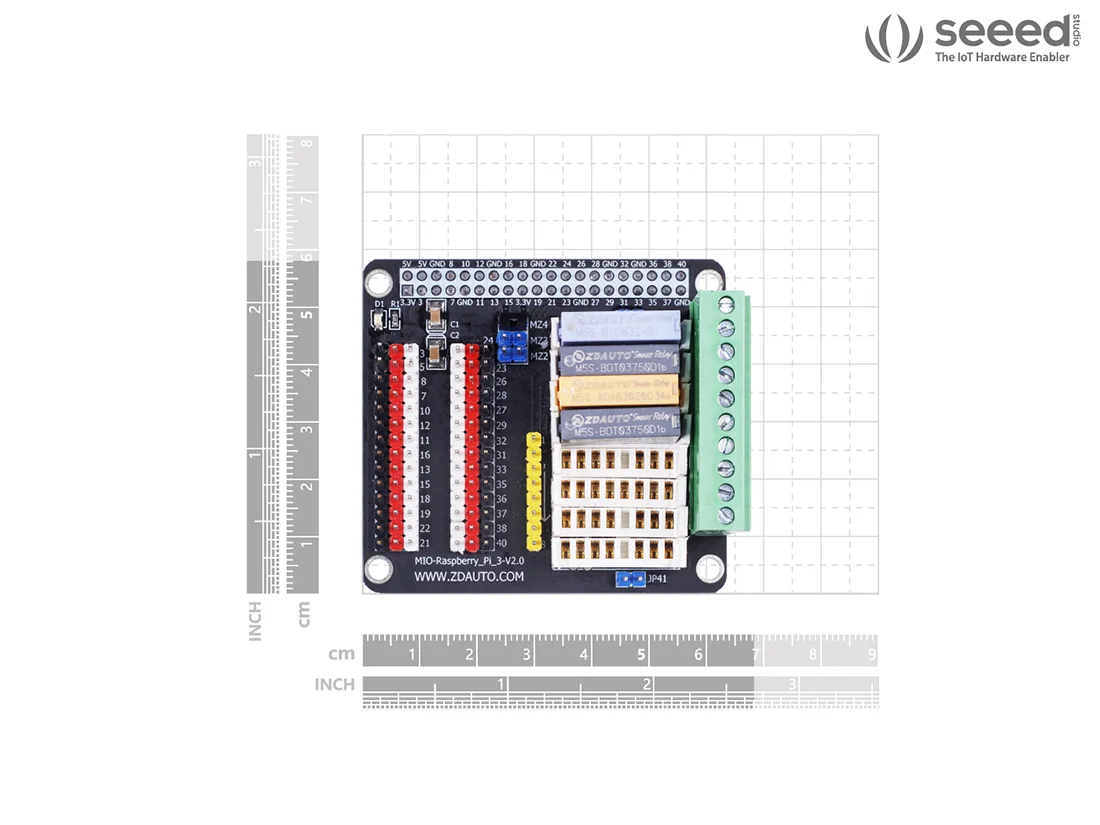 Raspberry Pi высокоточная плата AD/DA Бортовая ADS1256 DAC8532 соединение