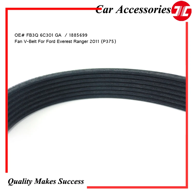 Подлинный V образный ремень вентилятора FB3Q 6C301 GA для Ford Everest P375 2011 Ranger T7 Mazda BT50 2 7PK3143