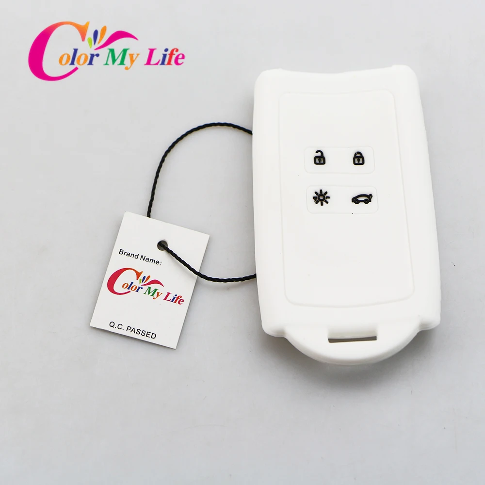 Цветной силиконовый чехол My Life для автомобильных ключей защитный Renault Koleos Kadjar