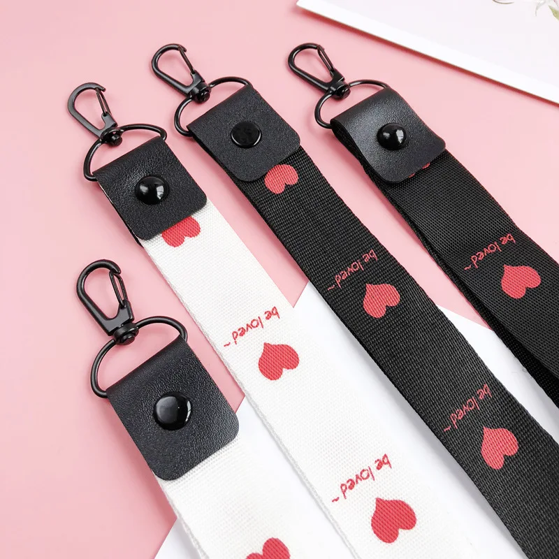 Небольшие свежие листья шейный ремешок Ремешки для ключей ID карты ТРЕНАЖЕРНЫЙ