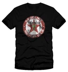 Ретро-футболка Texaco с логотипом, эффектный стиль, бензин для авто, винтажная рубашка с масляным мотором