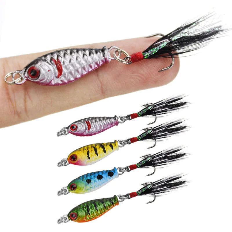 

1 Pcs Metal Spoon Fishing Lures Wobblers 3cm 6g Gold Sliver Sequins Spinner Baits Trout Bass Pike Fishing Tackle Pesca