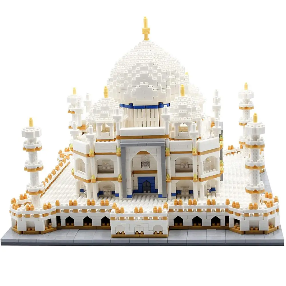 Алмазные блоки тадж махал строительные всемирно известная архитектура 3D модель