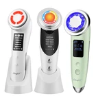 CkeyiN мезотерапия ЭМС лифтинг лица подтягивает морщины лица светодиодный фотонный радиочастотный уход за кожей Электрический массажер