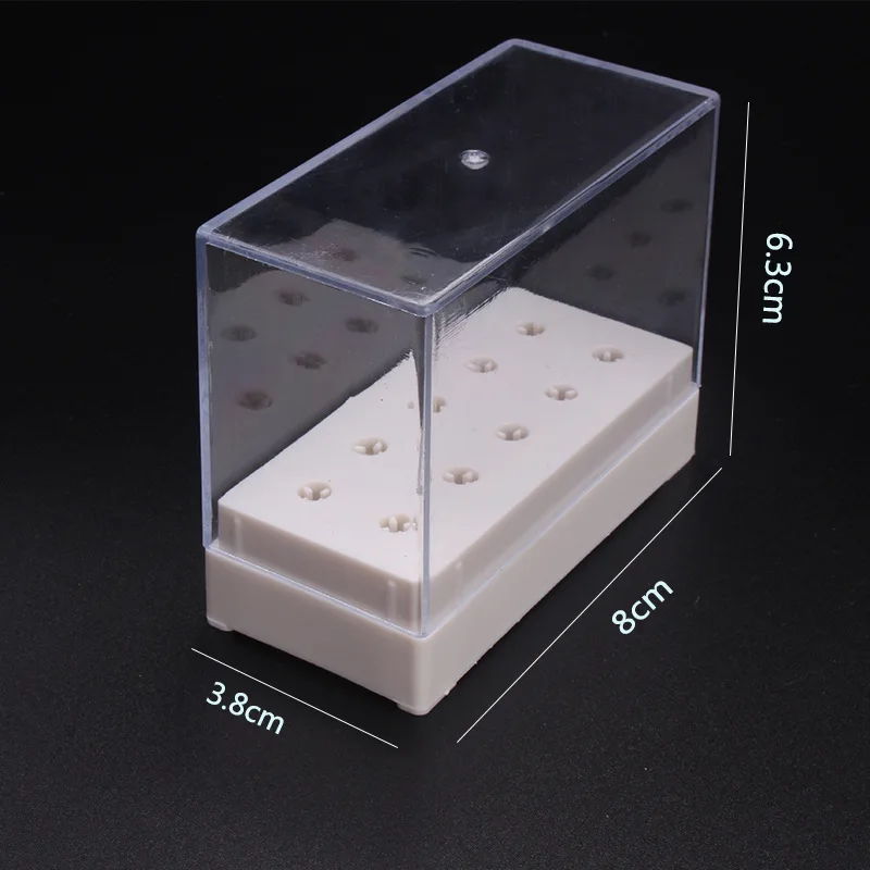 NOQ коробка для полировки ногтей хранения сверл Аксессуары дизайна инструменты
