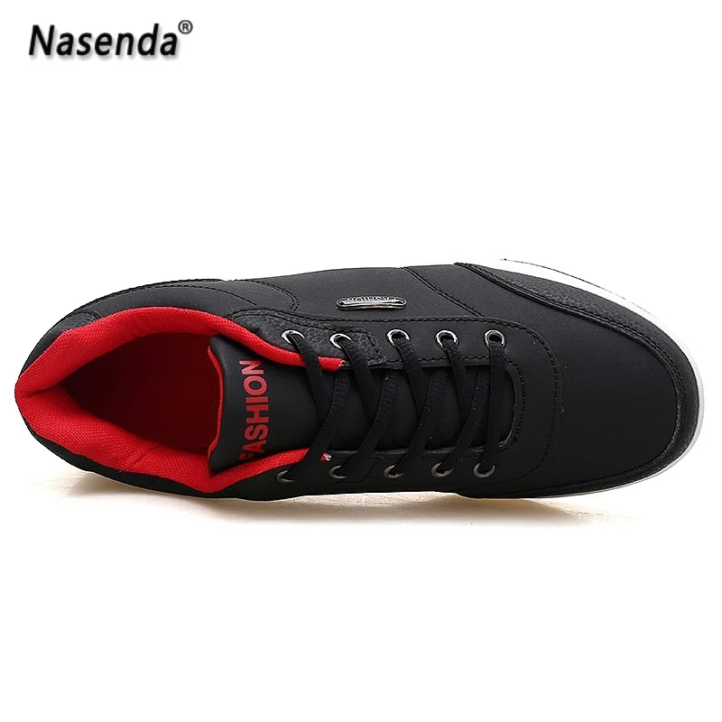 Мужская обувь Летние слипоны Кожаные кроссовки для мужчин Повседневная