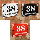 Сделай Сам, домашний акриловый номер, дверные ворота, цифры, табличка, настенный знак, табличка с именем