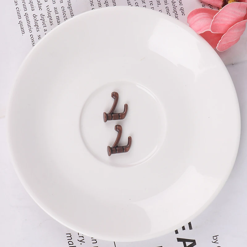 

2PCS 1:12 Miniature Metal Water Tap Bathroom Accessories Faucet Dollhouse Size :S/L