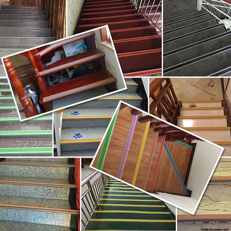 

1M Anti-Slip Stair Tape Treads Carpet Self-adhesive Floor Sticker PVC Baby Safety Furniture Corner Edge Guard Strip Protector