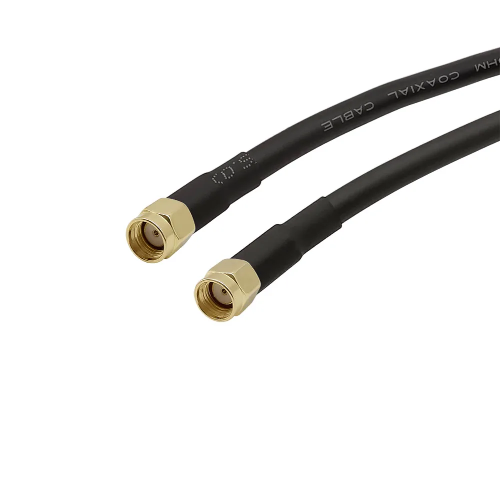 Коннектор RP SMA папа-RP папа штекер с низким уровнем потери RG58 коаксиальная
