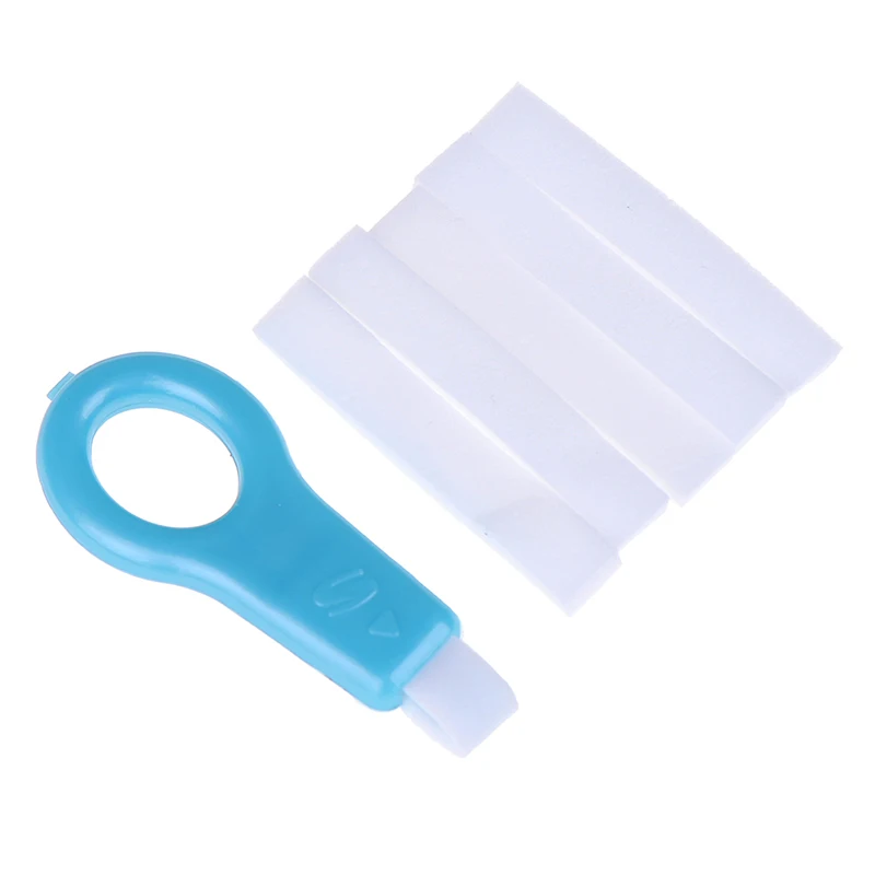 

1pc Teeth Stick and 5Pc Replacement Eraser Clean Teeth Eraser Whitening Polishing Stains Remover For Oral Deep Clean Tooth set