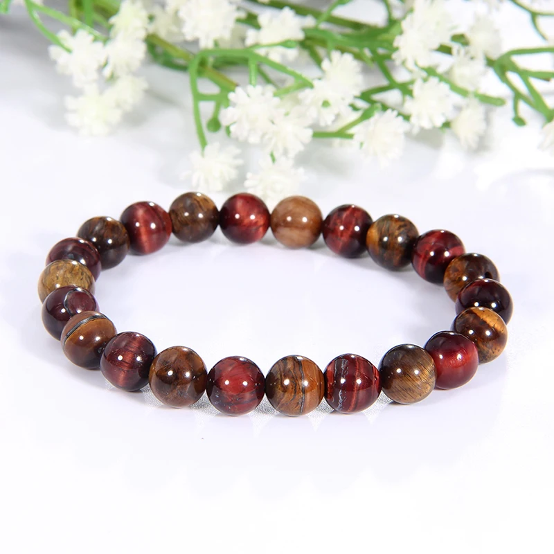 Лидер продаж Модный Красочный браслет jinzeyi с натуральным тигровым глазом и