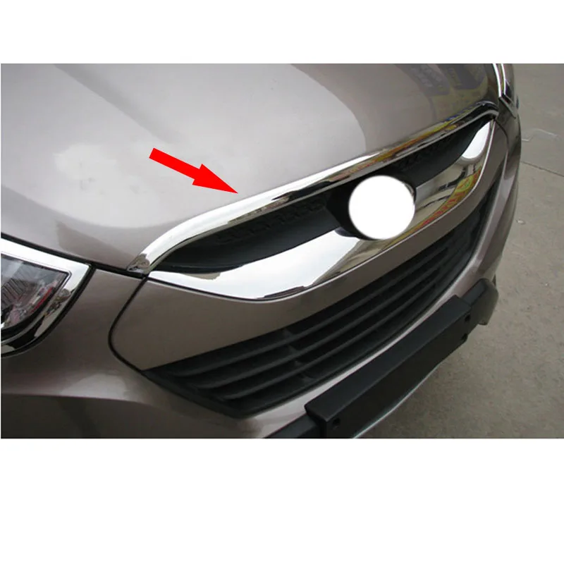 Для Hyundai IX35 2010 2011 2012 2013 2014 2015 аксессуары из нержавеющей стали Передняя решетка