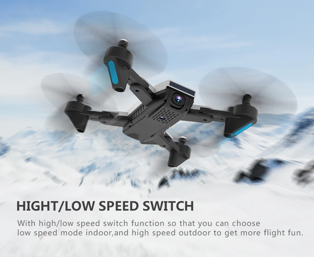 Mini Folding Unmanned Aerial Vehicle WIFI Drone With Camera HD 4K/1080P/720P FPV RTF Remote Control Helicopter RC Quadcopter Toy