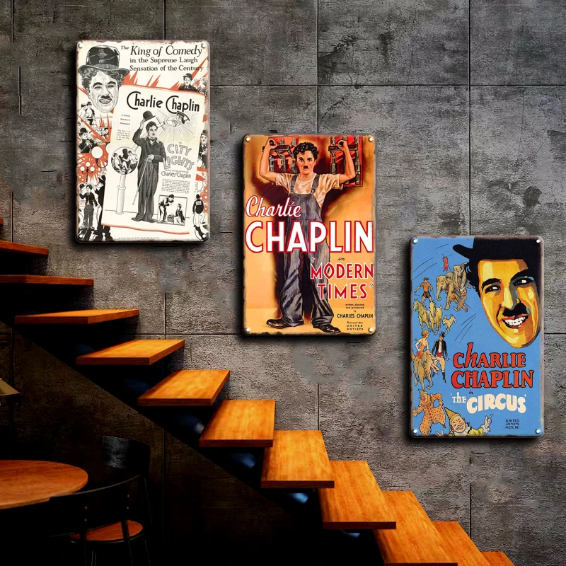 Дэдпул CHAPLIN фильмы металлическая Оловянная вывеска винтажный Декор Ретро