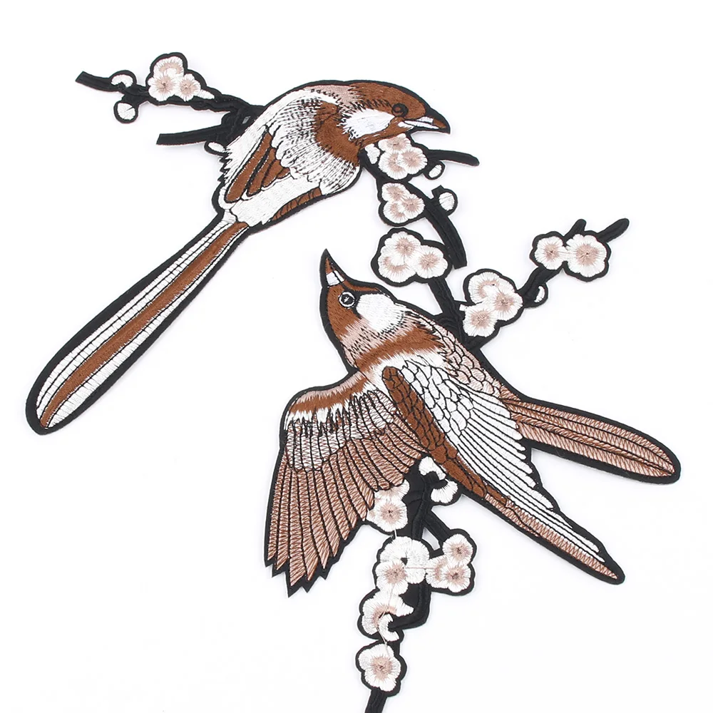 Комплект детской одежды из 2 частей с цветочным принтом птица девочек на