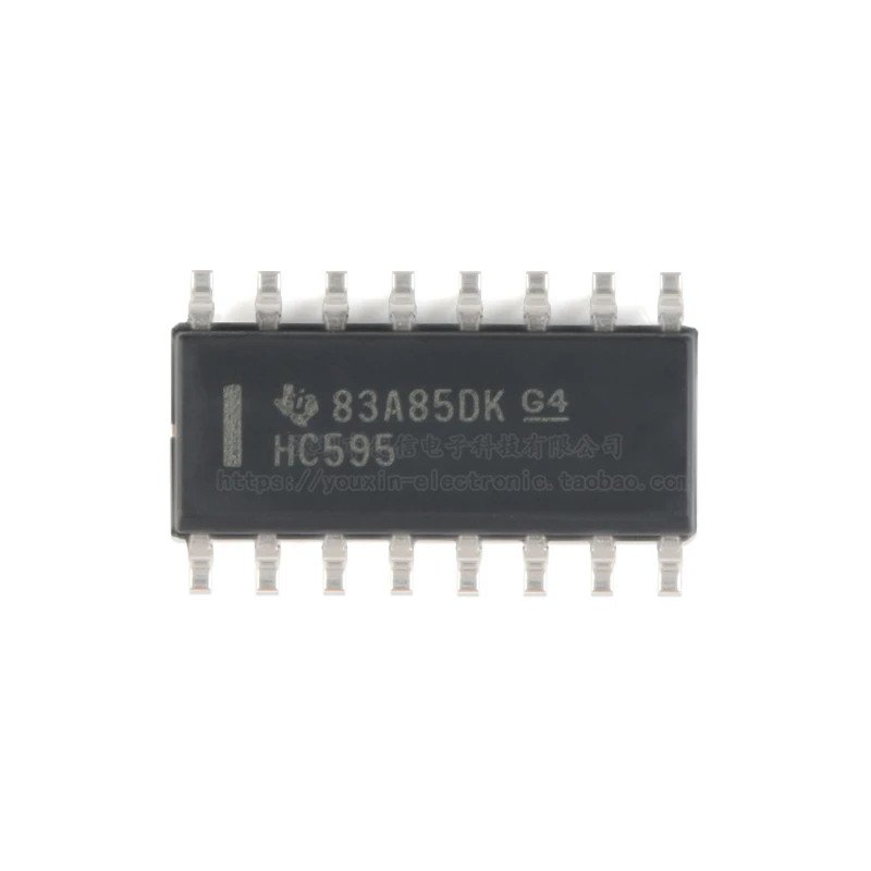 10 шт. TI SN74HC595DR SOIC 16 8 битный регистра сдвига из tristate выходной регистр|Операционные