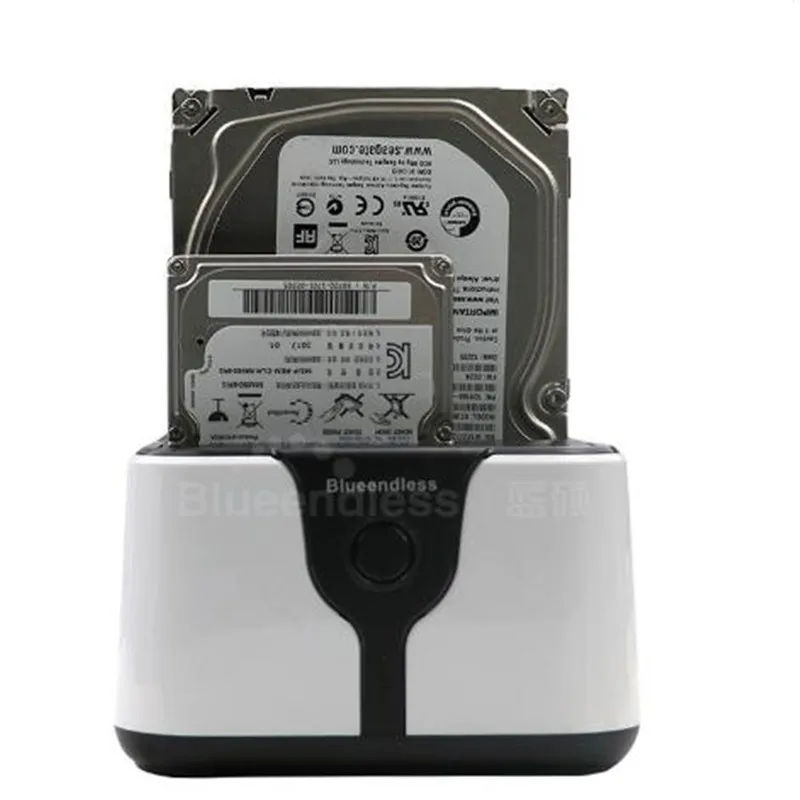 Hdd 2 Bay hd 2 ТБ sata dual hdd ssd SATA 2," /3,5" корпуса для hdd Пластиковые usb 3,0 caddy для 2," sata ноутбука копия hdd док-станция - Цвет: 05HD29