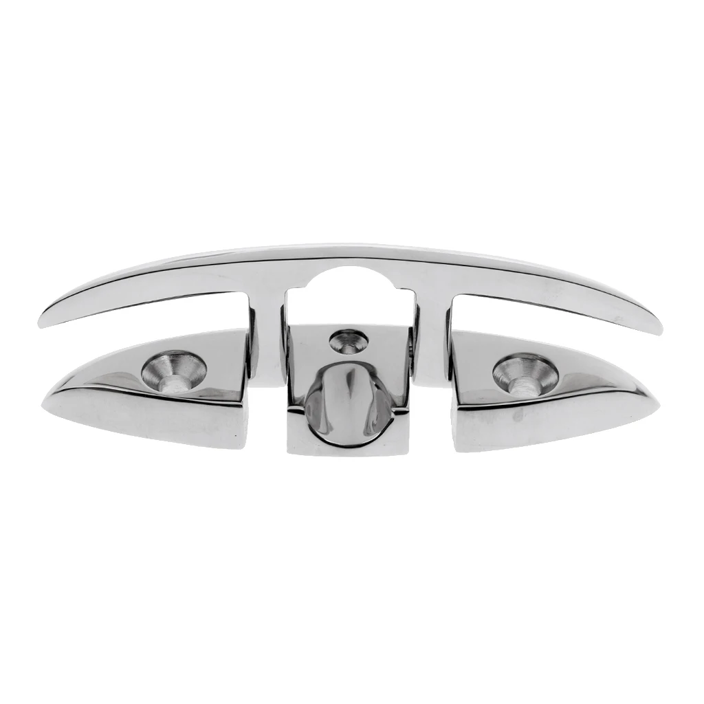 

Marine Grade Boat Flip Up - Folding Pull Up Cleat Dock Deck, Marine Hardware Line Rope Mooring Cleat Accessorie