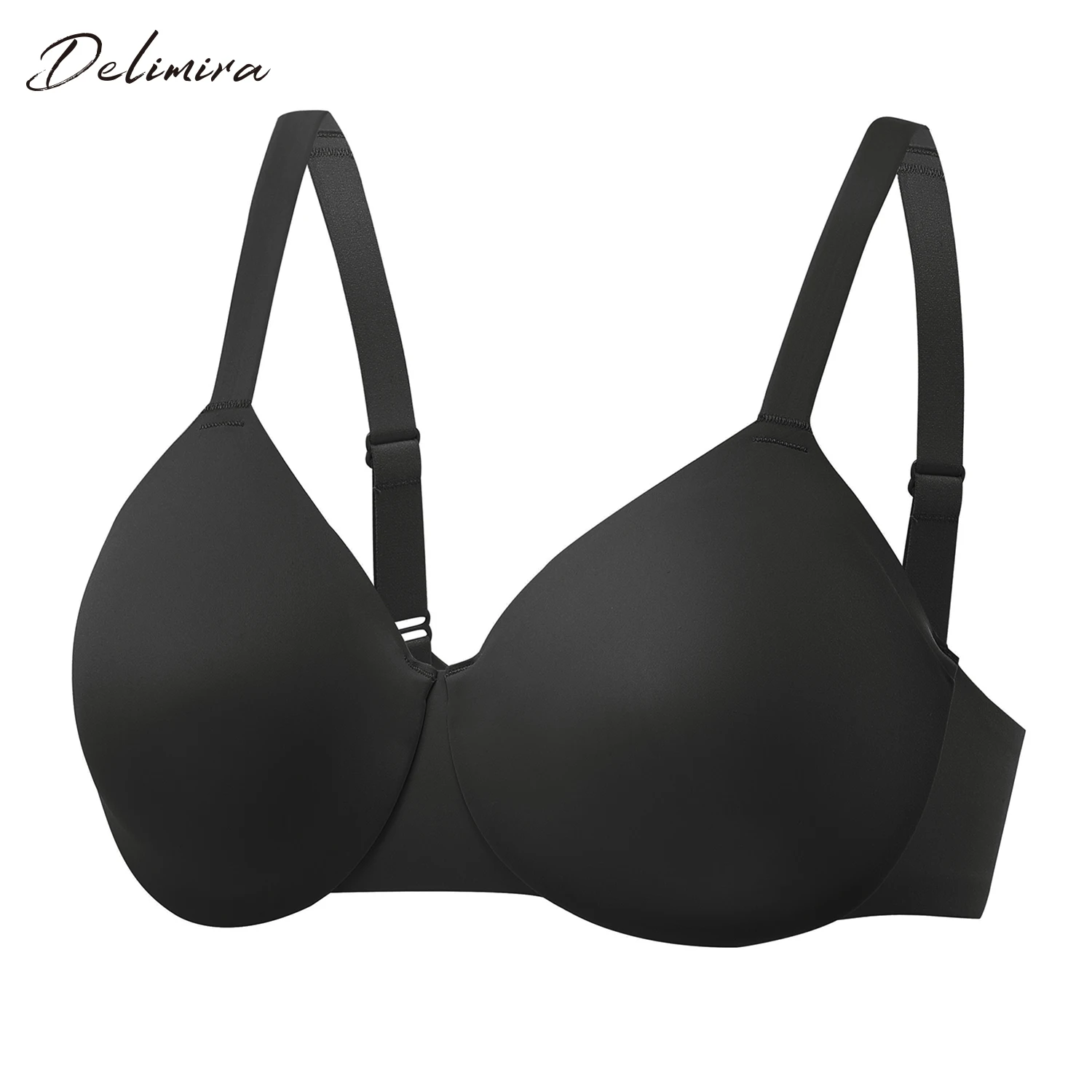 

Бюстгальтер женский бесшовный на косточках, размера плюс