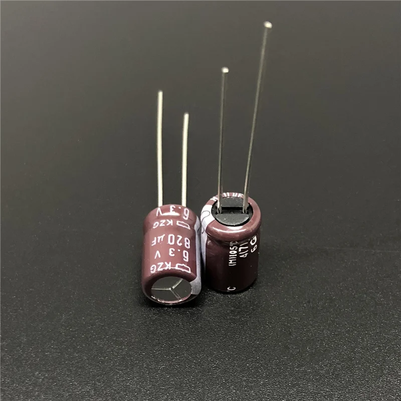 10 шт/100 шт 820uF 6 3 V NCC KZG 8x25 мм супер низкий ESR 6.3V820uF материнская плата