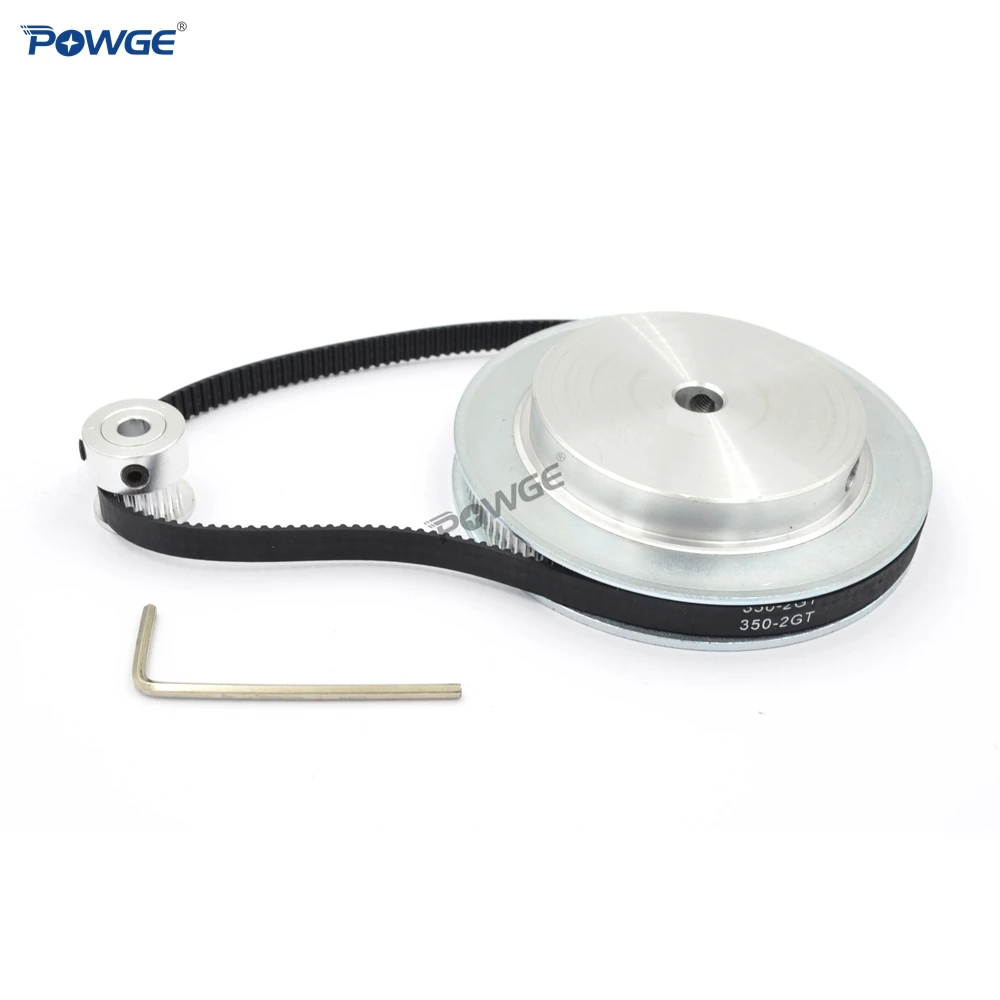 Синхронный зубчатый шкив POWGE 2M/2GT 20 зубьев 120 отверстие 5-25 мм зубьев: передаточное