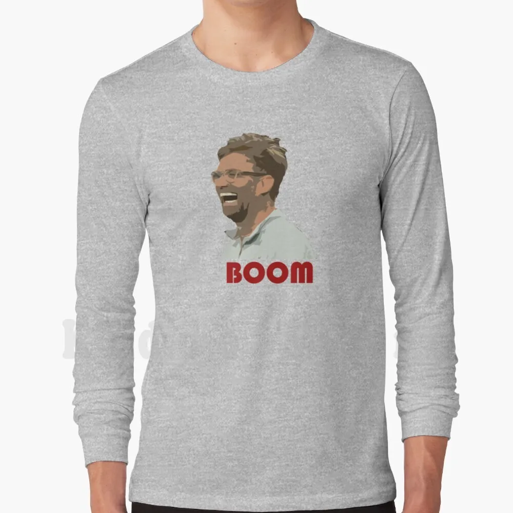 

Толстовки Klopp Boom с длинным рукавом Klopp Jurgen Boom, футбольный клуб 2018 2019, футбольный менеджер Salah Fpl Fantasy
