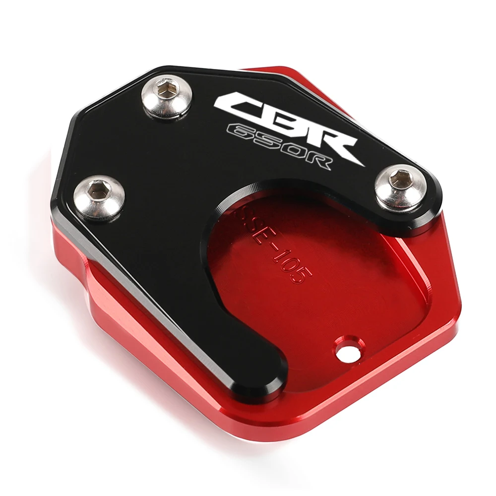 

Motorcycle Kickstand FOR Honda CBR650R CBR 650R 2018 2019 2020 2021 CNC Side Stand Enlarger Plate Kickstand Enlarge Foot shelf