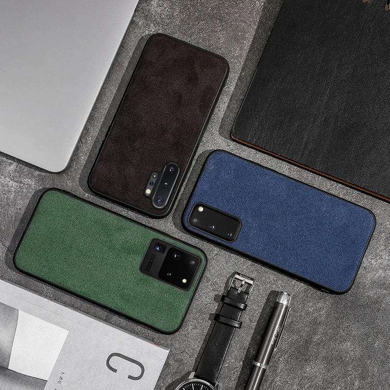Замшевый чехол для телефона Samsung Galaxy S21 S21PLUS S21ULTRA S10 s10e S20 Plus s20 Ultra Note 10 plus A71A70 |