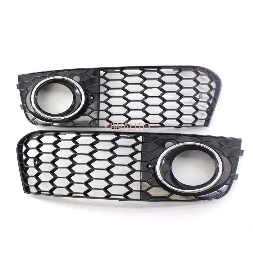 

Крышка противотумансветильник ры для Audi A4 B8 2009 ~ 2011, крышка противотуманной фары, крышка переднего нижнего бампера, противотумансветильник, решетка вентиляции, боковая Центральная решетка