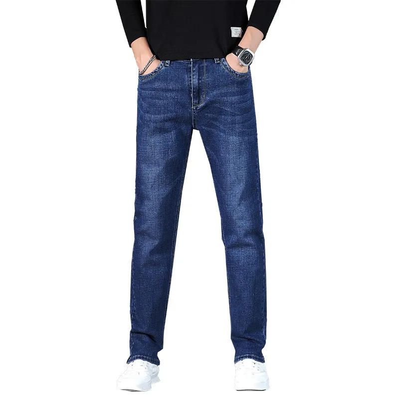 

Sulee Brand High Quality Jeans Men Slim Fit Classical Denim Fashion Cowboy Pants Black Grey Washed Biker Brand Casual Jeans Male