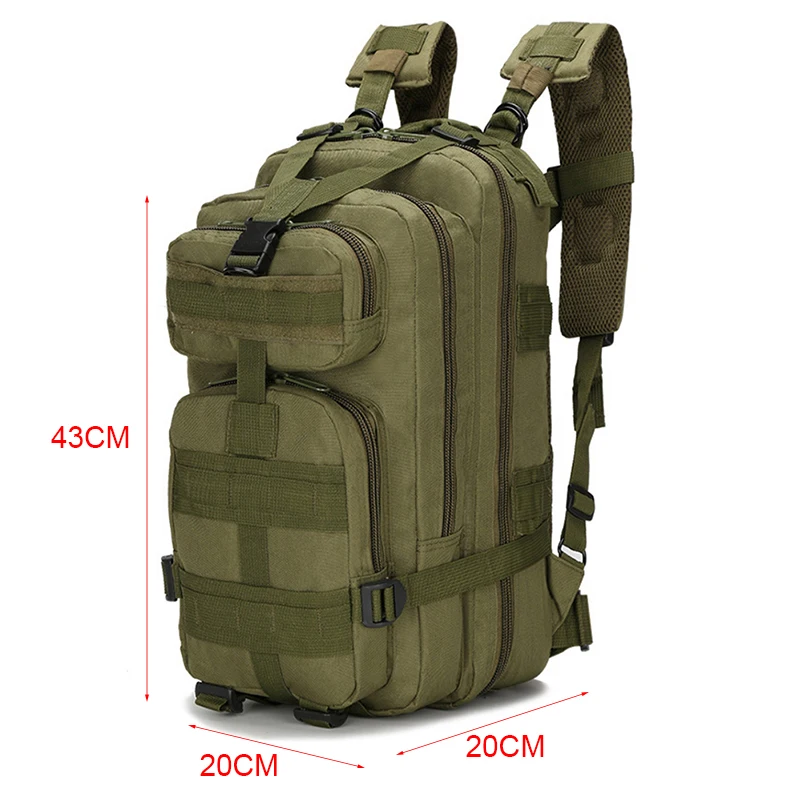 

600D Nylon Military Tactical Backpack Waterproof Molle System Daypack Bags For Outdoor Camping Hiking Trekking Fishing Hunting