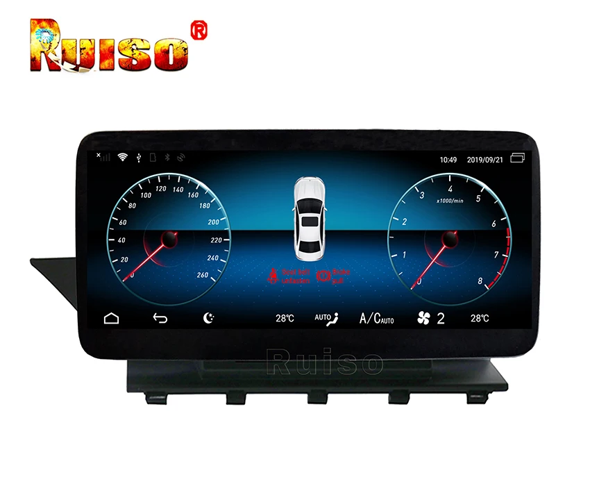Ruiso 4 Гб ОЗУ+ 32 Гб ПЗУ для Benz GLK Class X204(2008~) Android 9,0 автомобильный dvd-плеер gps аудио авто стерео Мультимедиа