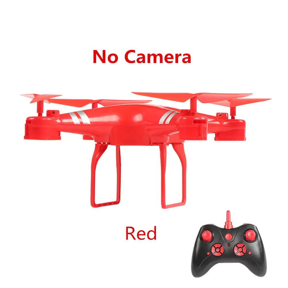 Дрон 4k камера HD Wifi Трансмиссия fpv Дрон с воздушным давлением фиксированная высота четырехосный Самолет rc вертолет Дрон с камерой - Цвет: Red No Camera