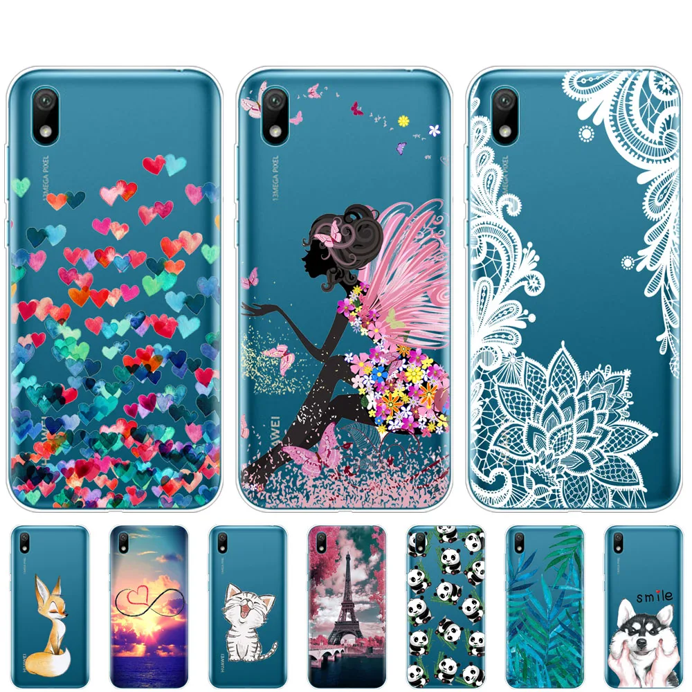Чехол для huawei y5, чехол, силиконовый, ТПУ, задняя крышка, чехол для huawei Y5, бампер, 5,71 дюймов, чехол, кожа, противоударный