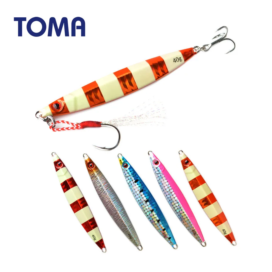 Тома 20 г 40 металлическая блесна приманка для рыбалки на берегу литья медленного