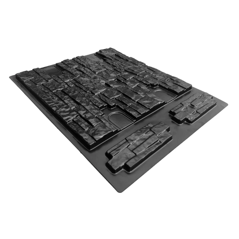 Description Picture 3 of itemPlastic Molds wall Concrete Plaster Garden House Wall Stone Tiles Stone Mold Cement Bricks Maker Mould Decorative Moulds P15F