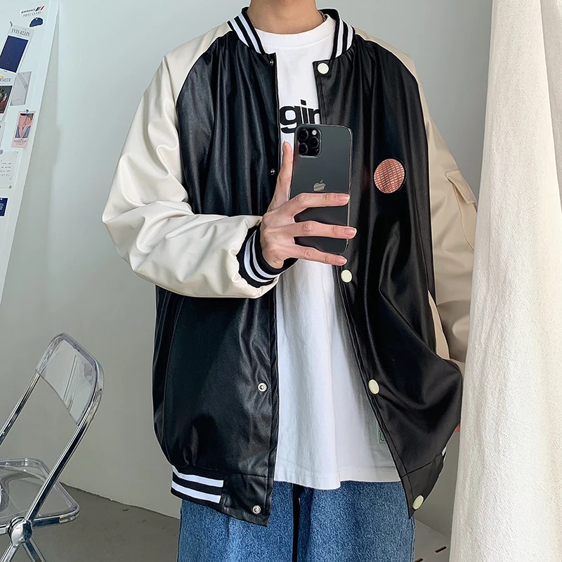 

2021 Spring New Fashion Brand Casual Loose Hong Kong Harajuku Style Ins Men's Sportswear Jacket
