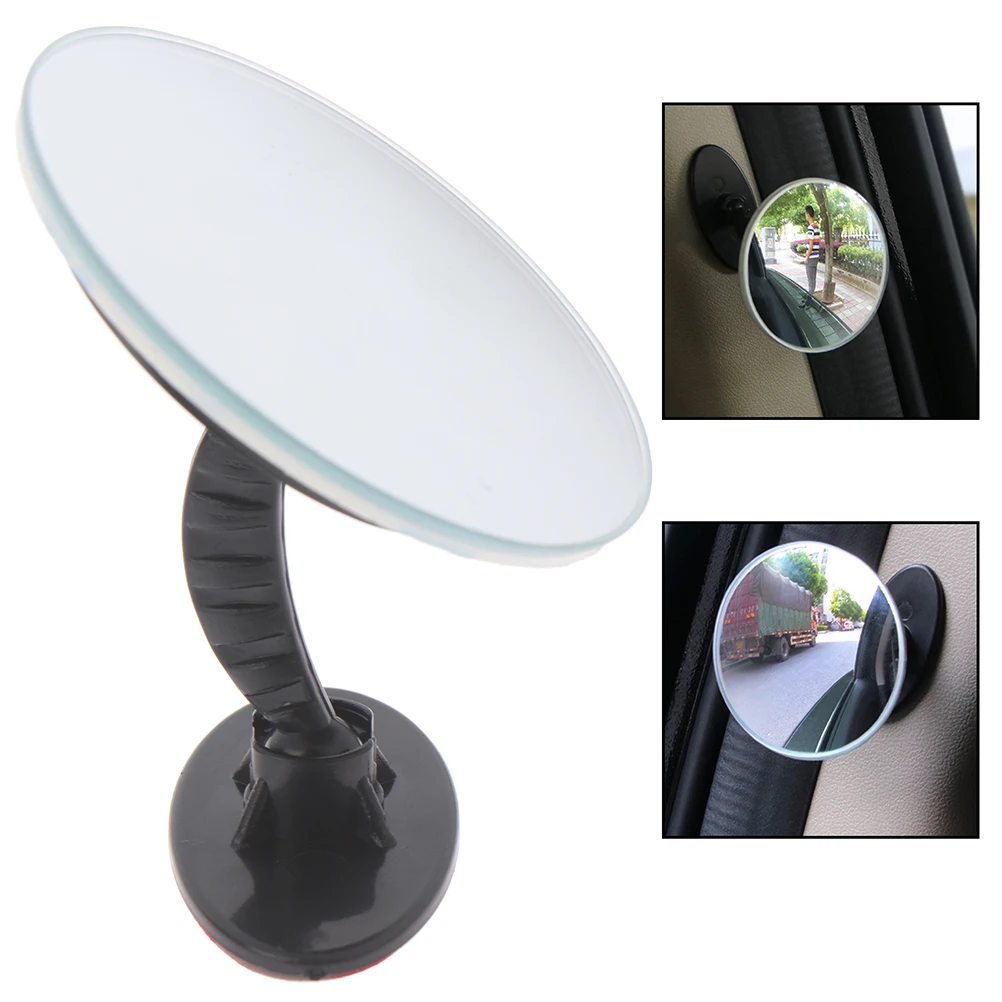 

Car Mirror HD Blind Spot Mirror Adjustable Clear Rearview Convex Mirror 360 Degree Wide Angle Parking Frameless Mirror